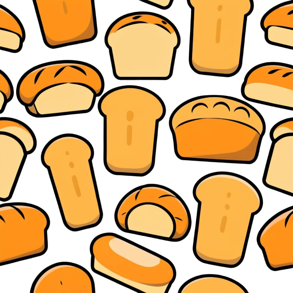 fresh baked bread loaves and rolls emoji