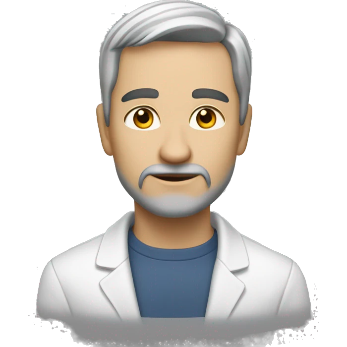 Бело-рыжий пёс Новый год  emoji
