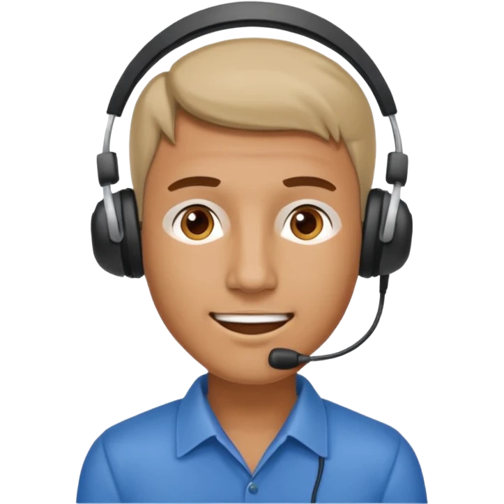call center man emoji