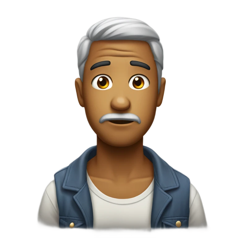 Crie uma emoji com cara de triste emoji