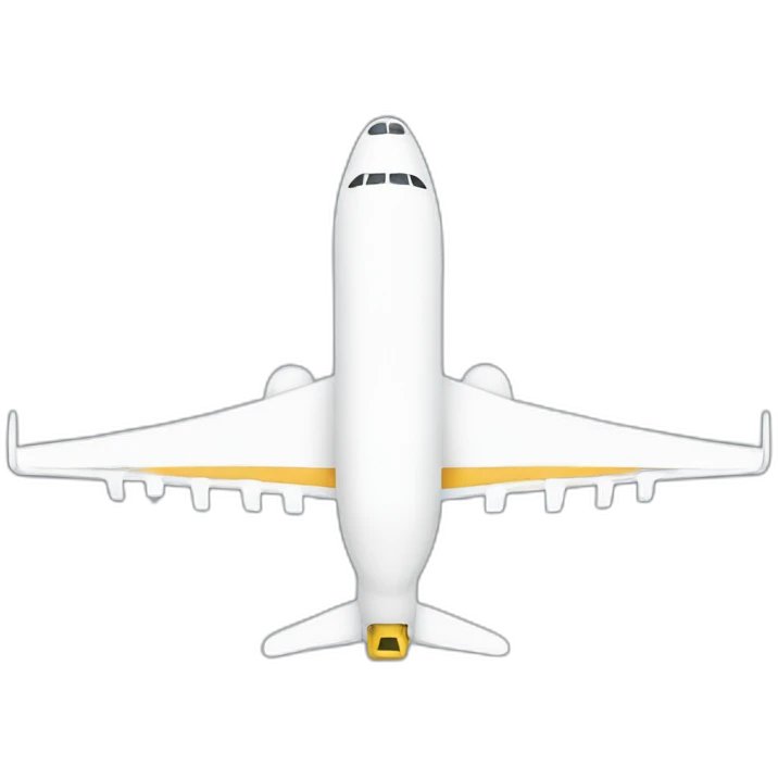 airplane with human feet emoji