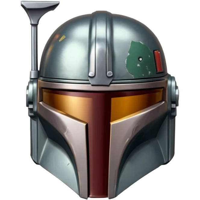 the mandolarian helmet emoji