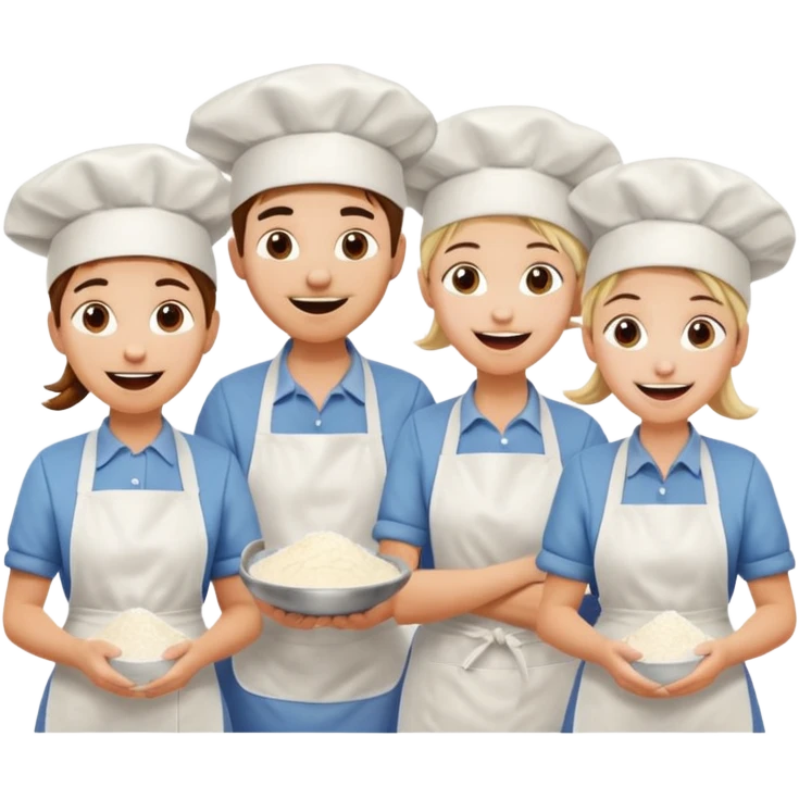 Goofy bakers emoji