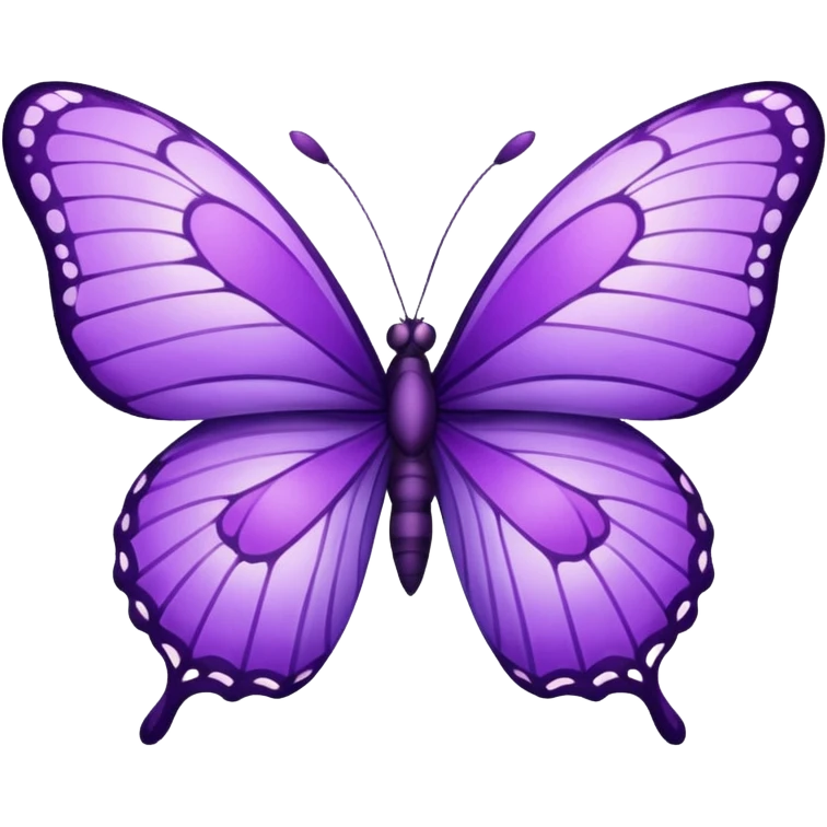 purple butterfly emoji