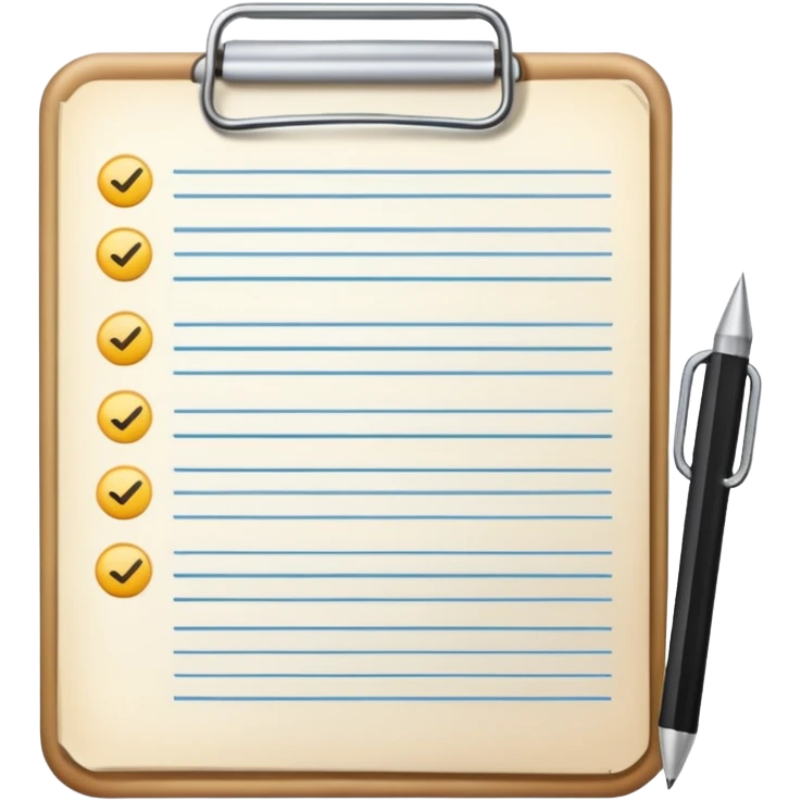 personal tasks emoji