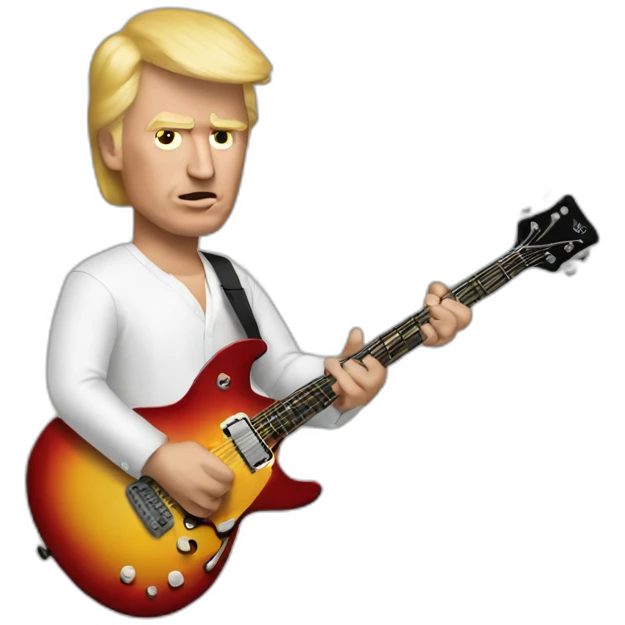 trump guitarist emoji
