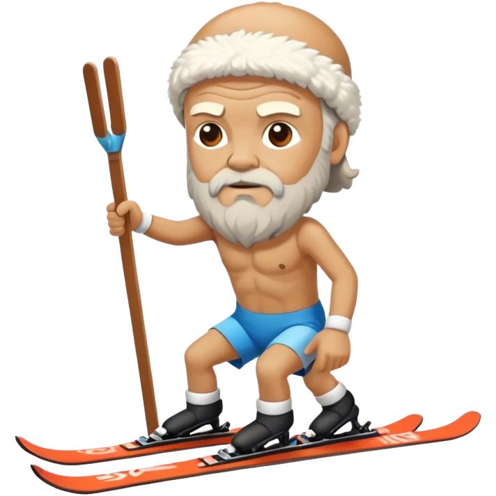 socrates on skis emoji