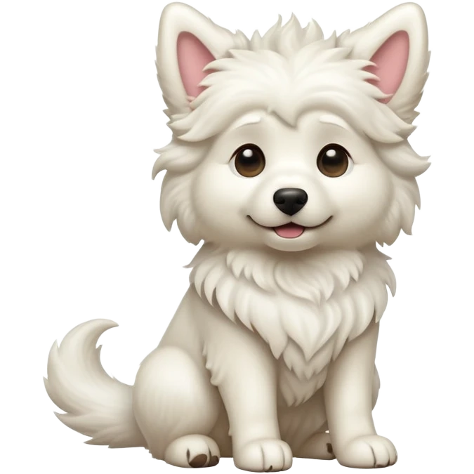 cinematic-[ram]-realistic-full-body-sitting-emoji,-tail-flicking-lazily,-head-tilted-dramatically,-curly-[white]-fur,-simplified-yet-realistic-focused-features,-highly-detailed,-glowing-with-an-almost-sarcastic-glow emoji