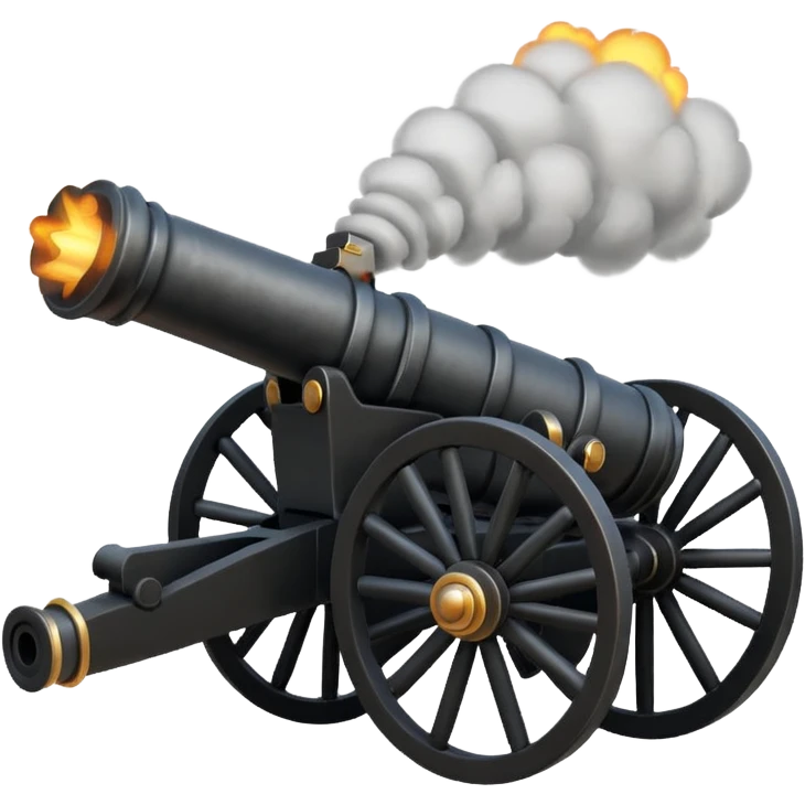 Cannon emoji that blows emoji