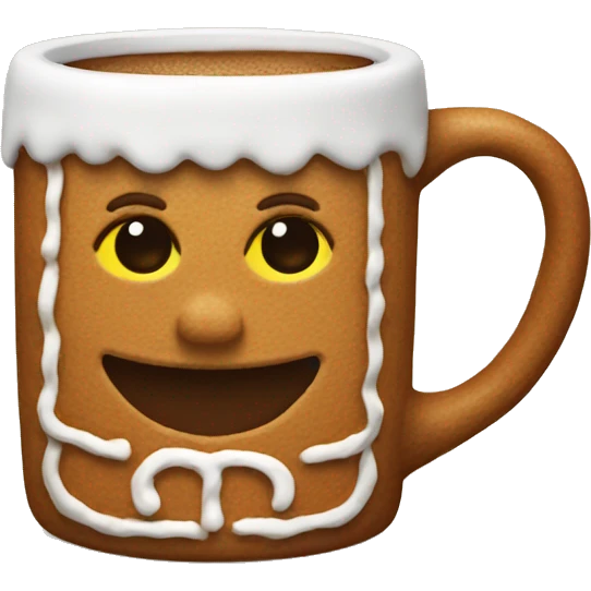 gingerbread mug emoji