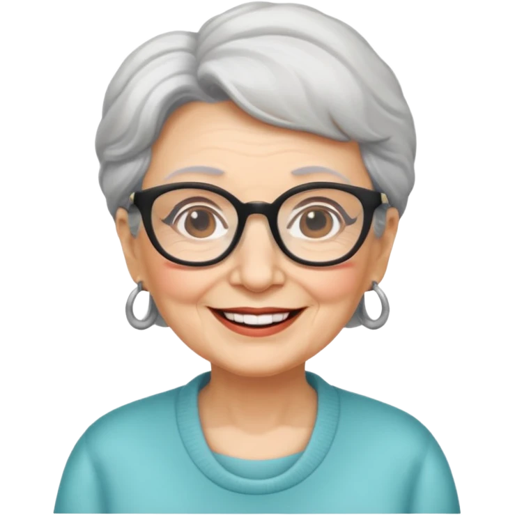 cool grandma emoji