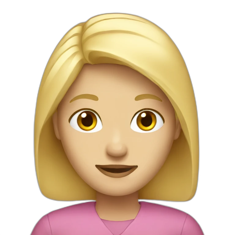 Un blond emoji