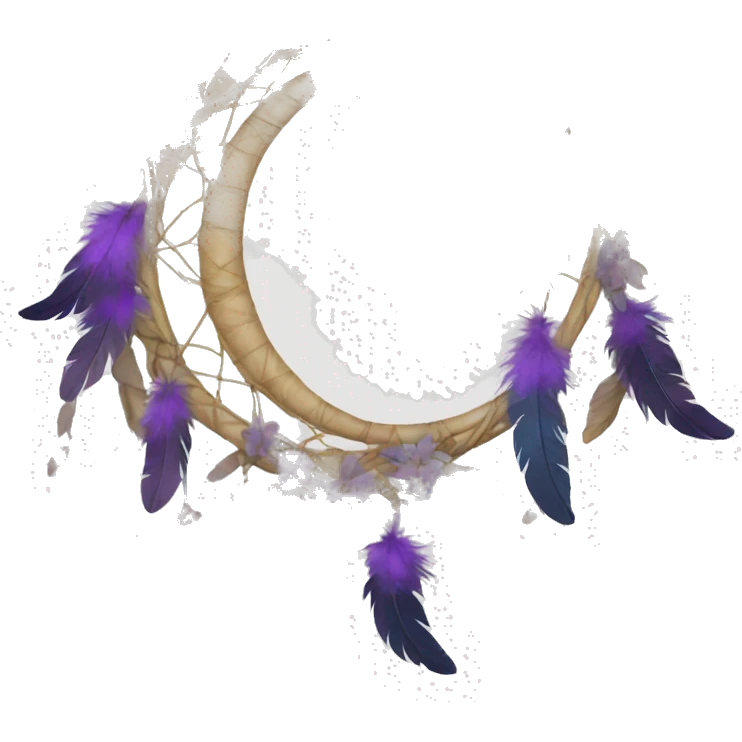 crescent-stars-dreamcatcher emoji