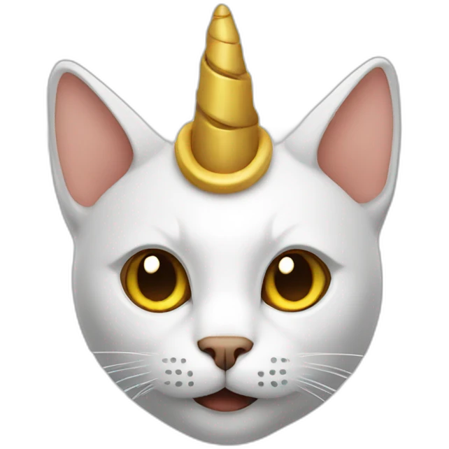 cat with horn emoji