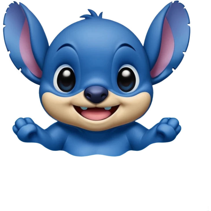 Stitch in the pool emoji
