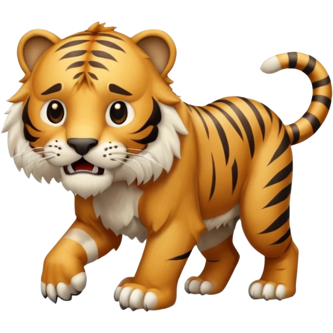 a Saber-toothed tiger Ice Age emoji