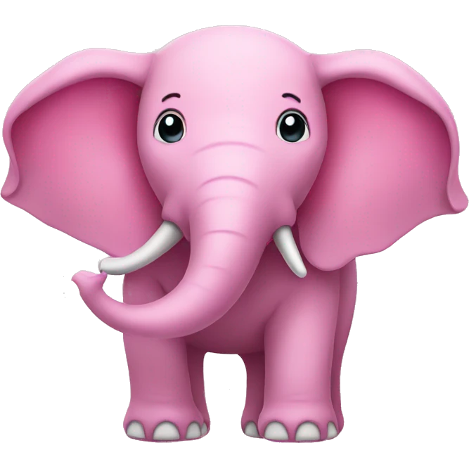 Pink elephant  emoji