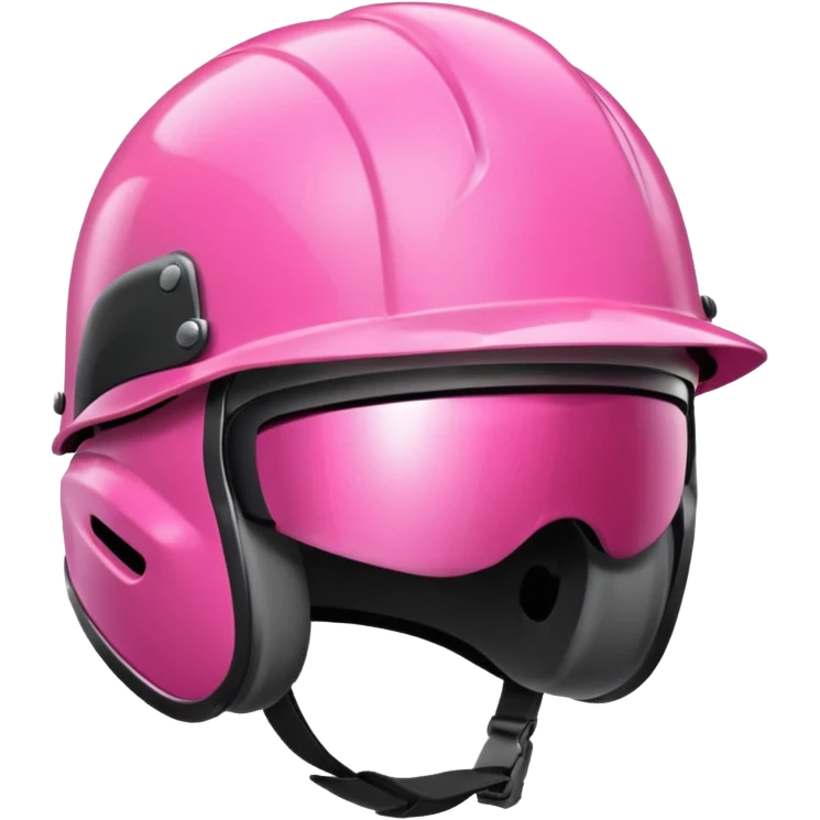 Casque rose emoji