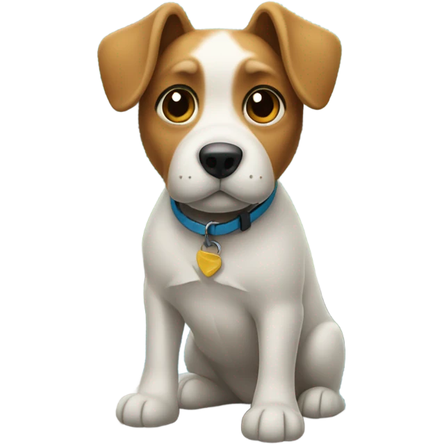 Dog on the bridge  emoji