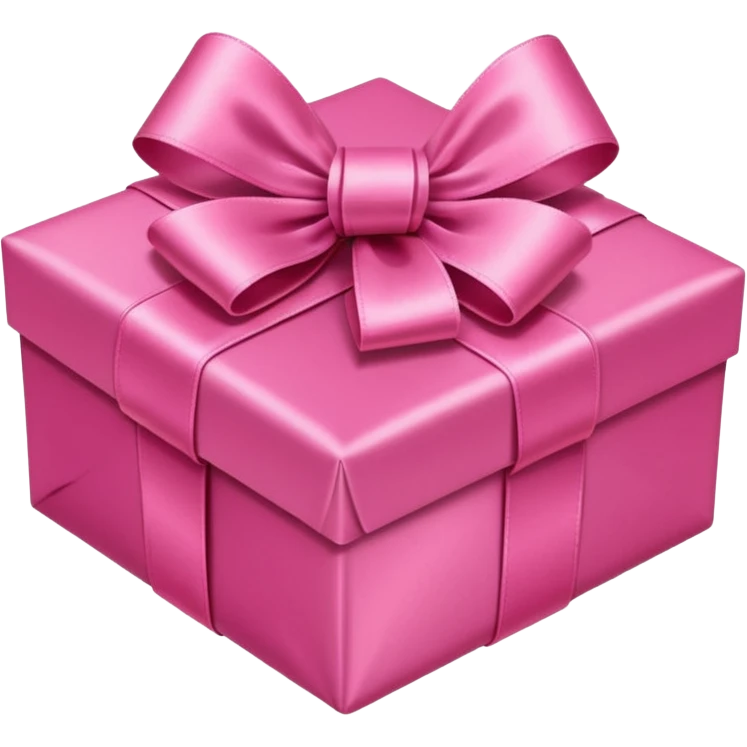 pink gift emoji