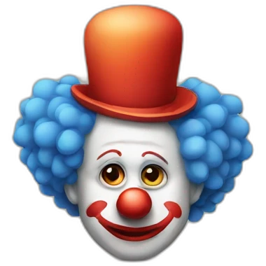 sad clown emoji