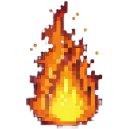 bright fire emoji