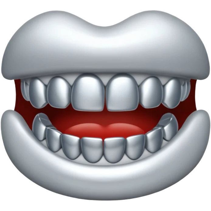silver grillz emoji