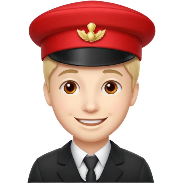 bellboy red hat emoji