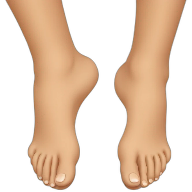 feet sole emoji
