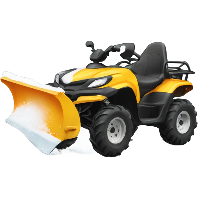 ATV with Snowplow emoji