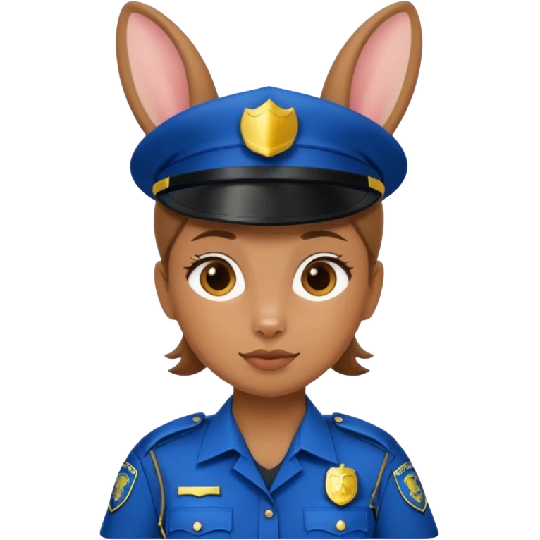 Jodi rabbit police emoji