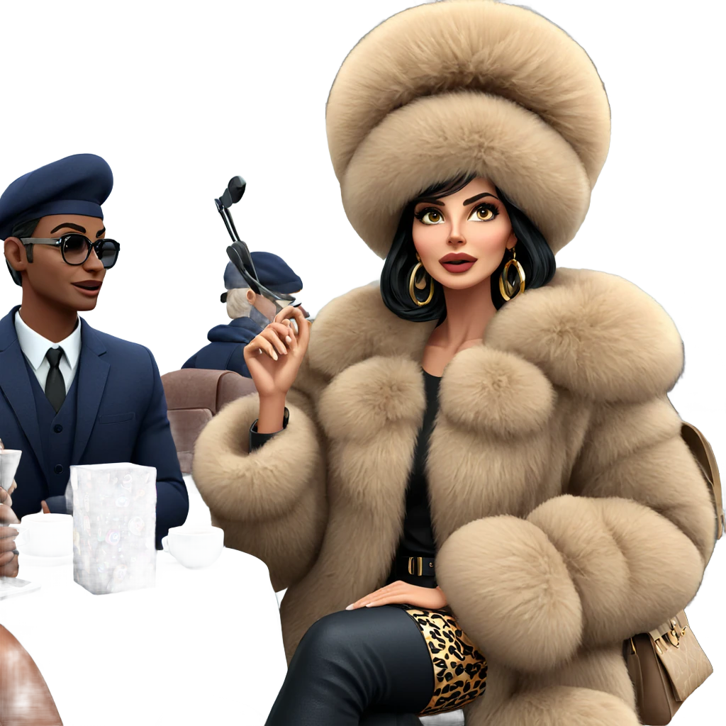 sophisticated street style trio emoji