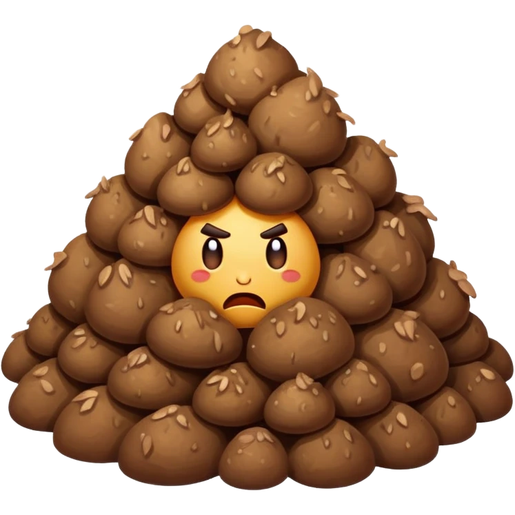 caca énervé  emoji