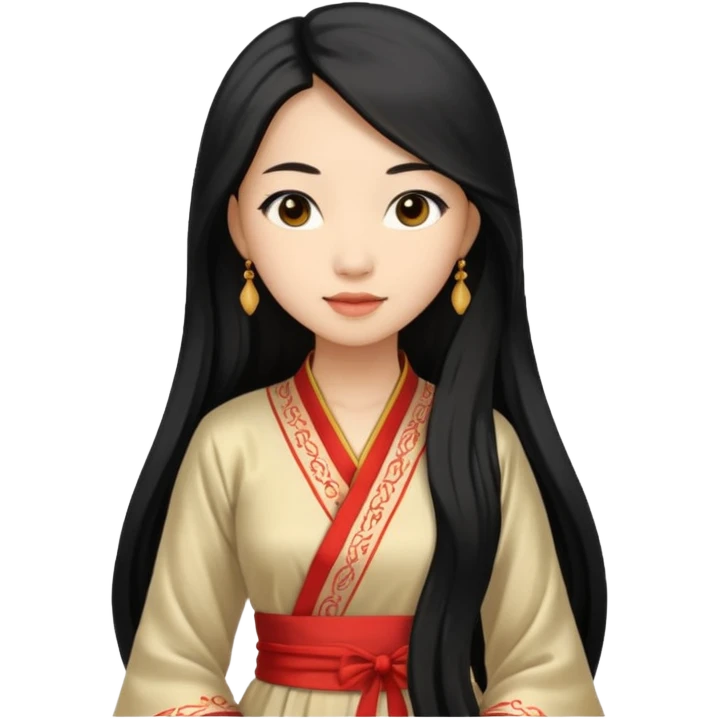 1900's Asian female emoji