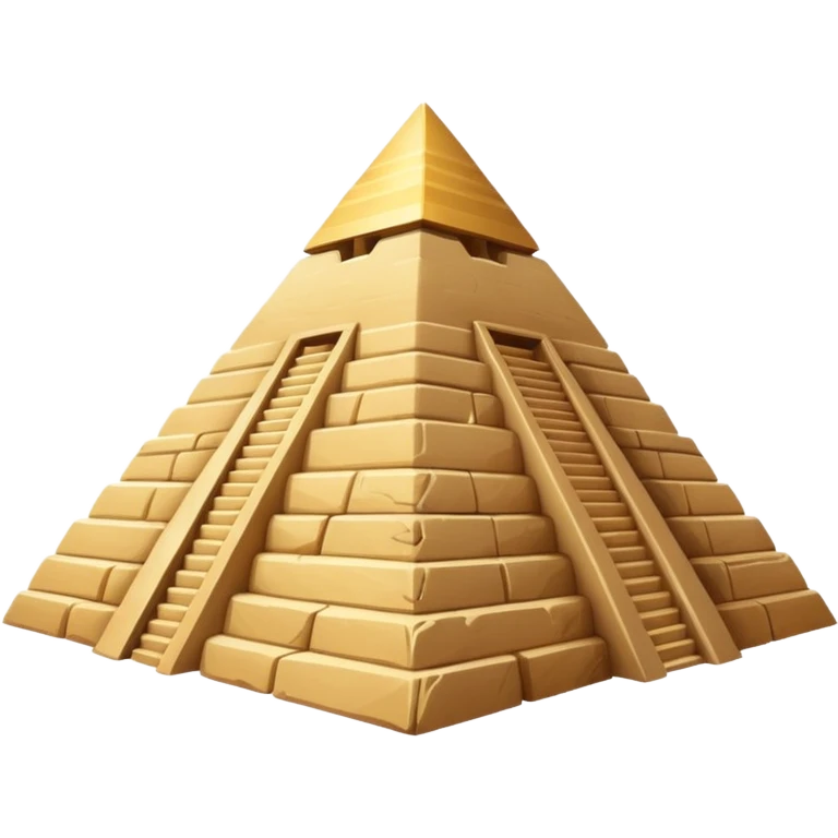 An Egyptian pyramid emoji