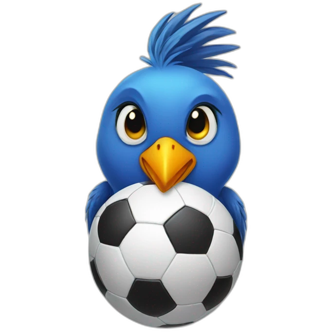 soccer-bird emoji