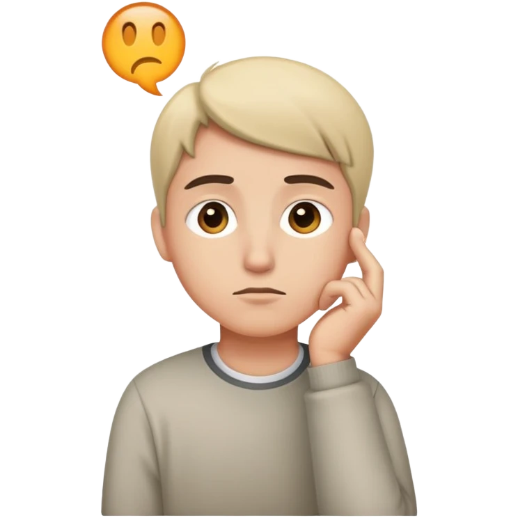 고민 emoji