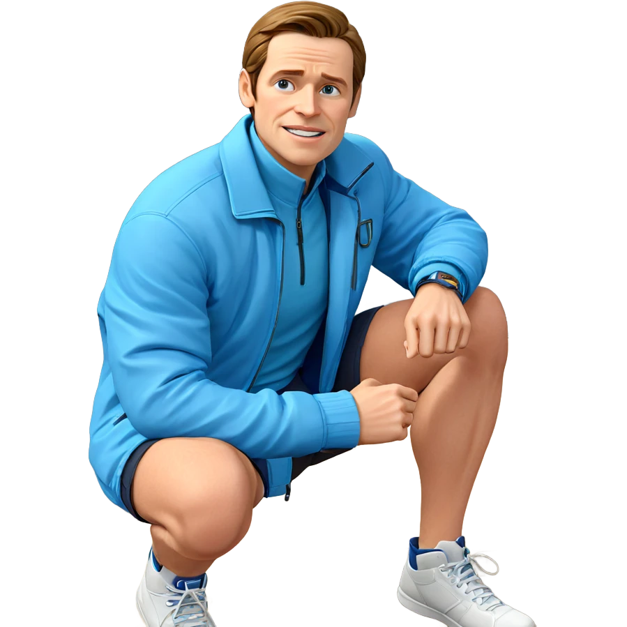 boy in blue jacket outdoors emoji