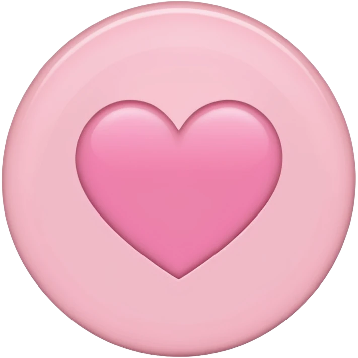 "Plain light pink circle emoji. No heart, face, or icons. Match the Notion pink heart (🩷) color and subtle gloss." emoji