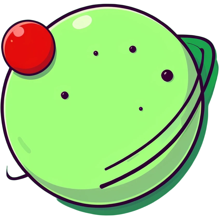 Red Mars planet with craters and a hot flushed face fanning itself emoji