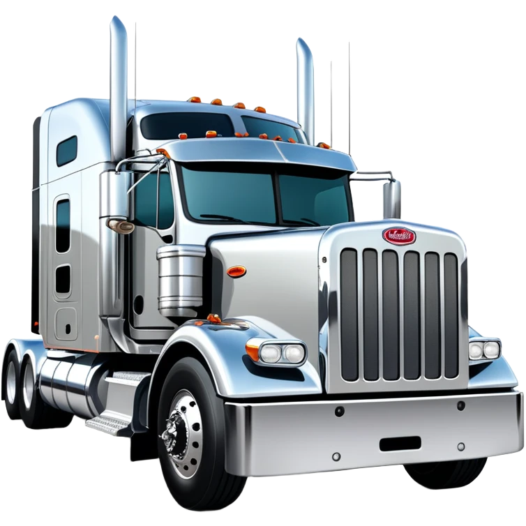 Peterbilt 18 wheeler  emoji
