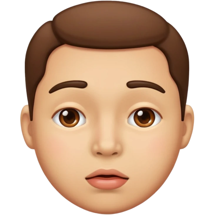 Person sucking in hard emoji
