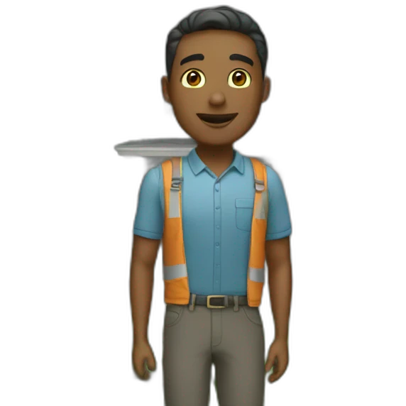 A man who is visiting the property emoji