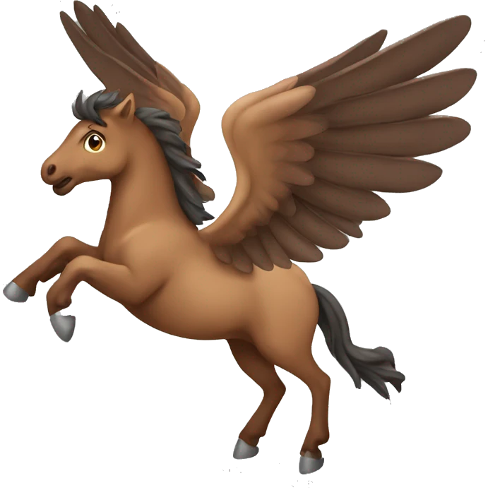 Brown Pegasus  emoji
