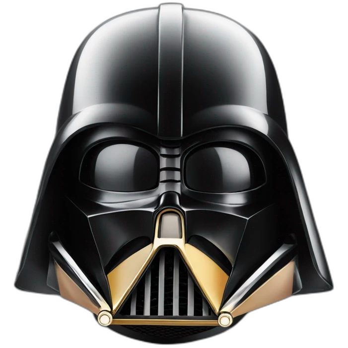 daft punk style darth vader helmet emoji