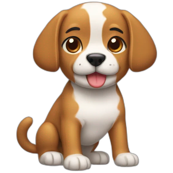 Chat et chien. emoji