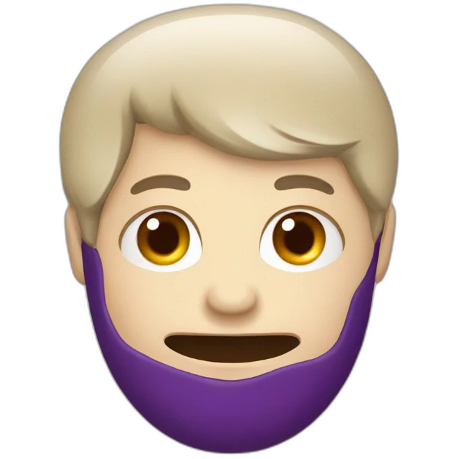 Aubergine beige emoji