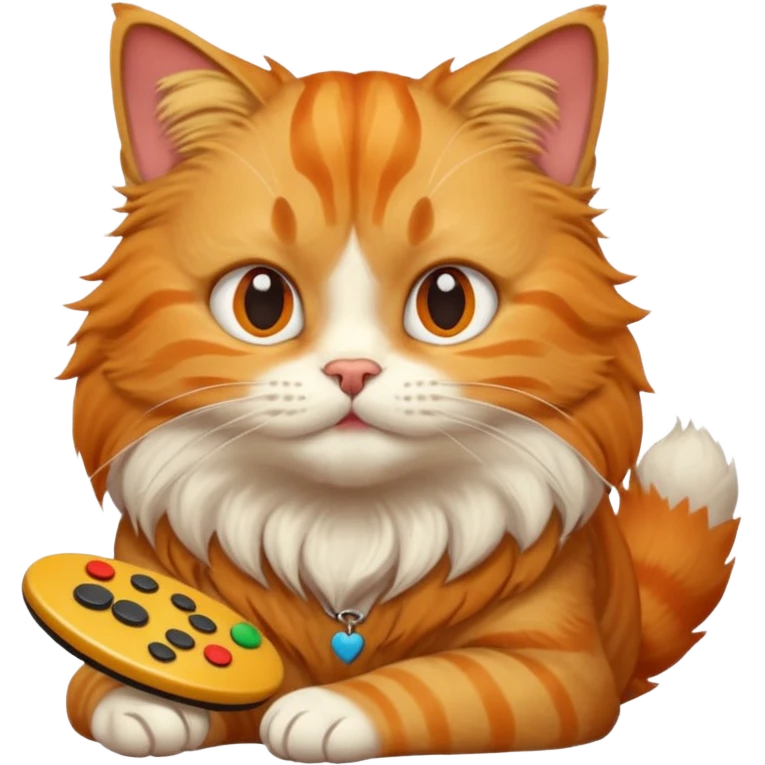 Oyun oynayan kral kedi emoji