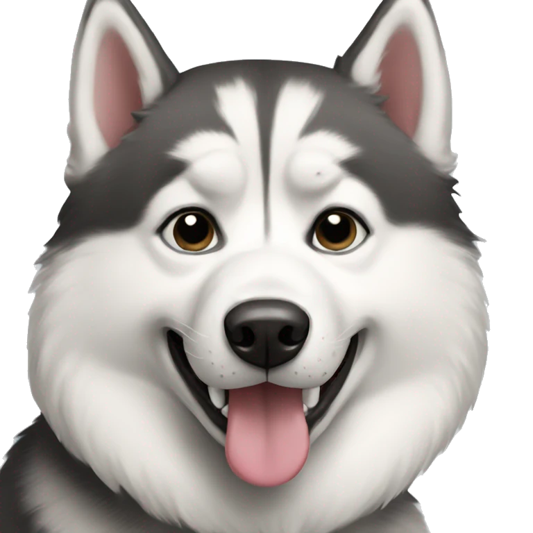Siberian husky emoji