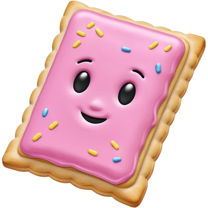 Pop tarts with pink icing emoji